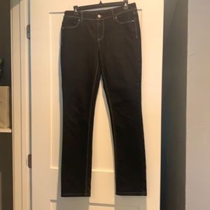White House Black Market slim leg black jean